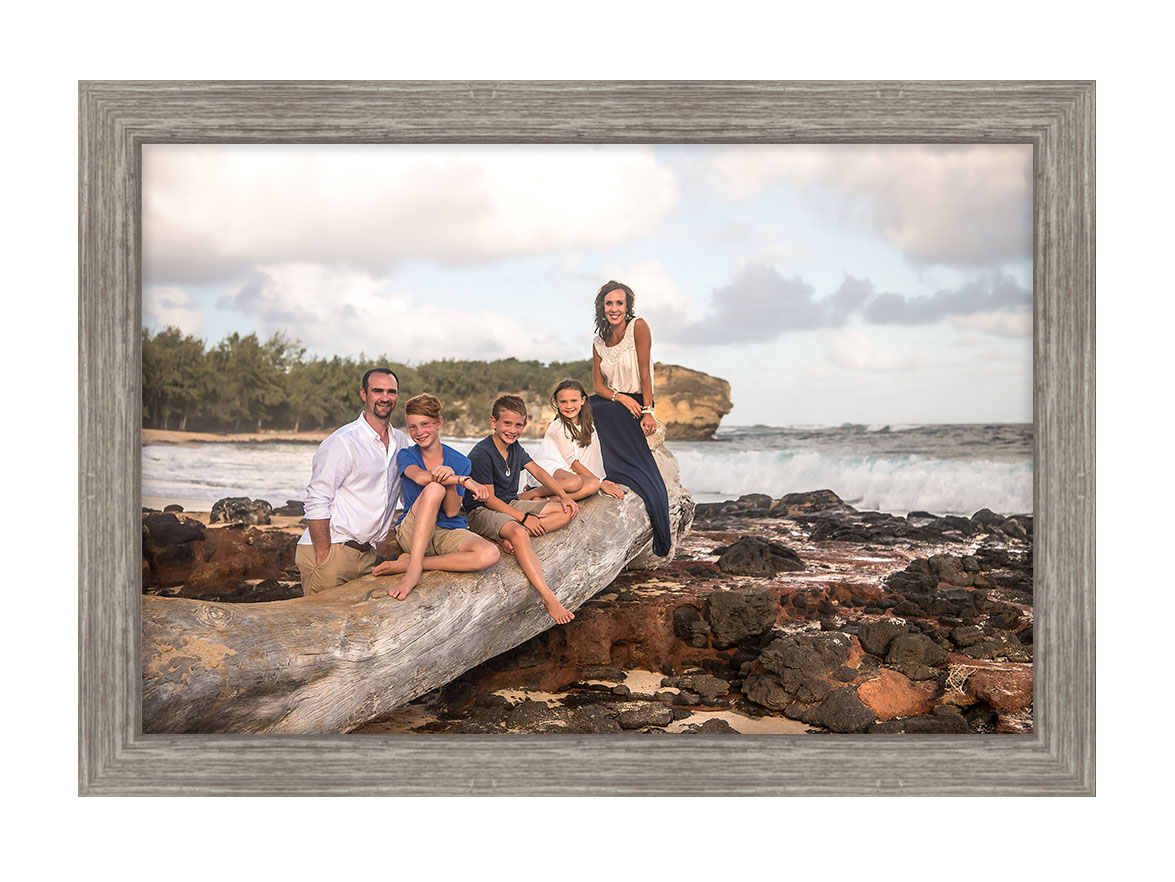 Family Portrait at Shipwrecks Beach