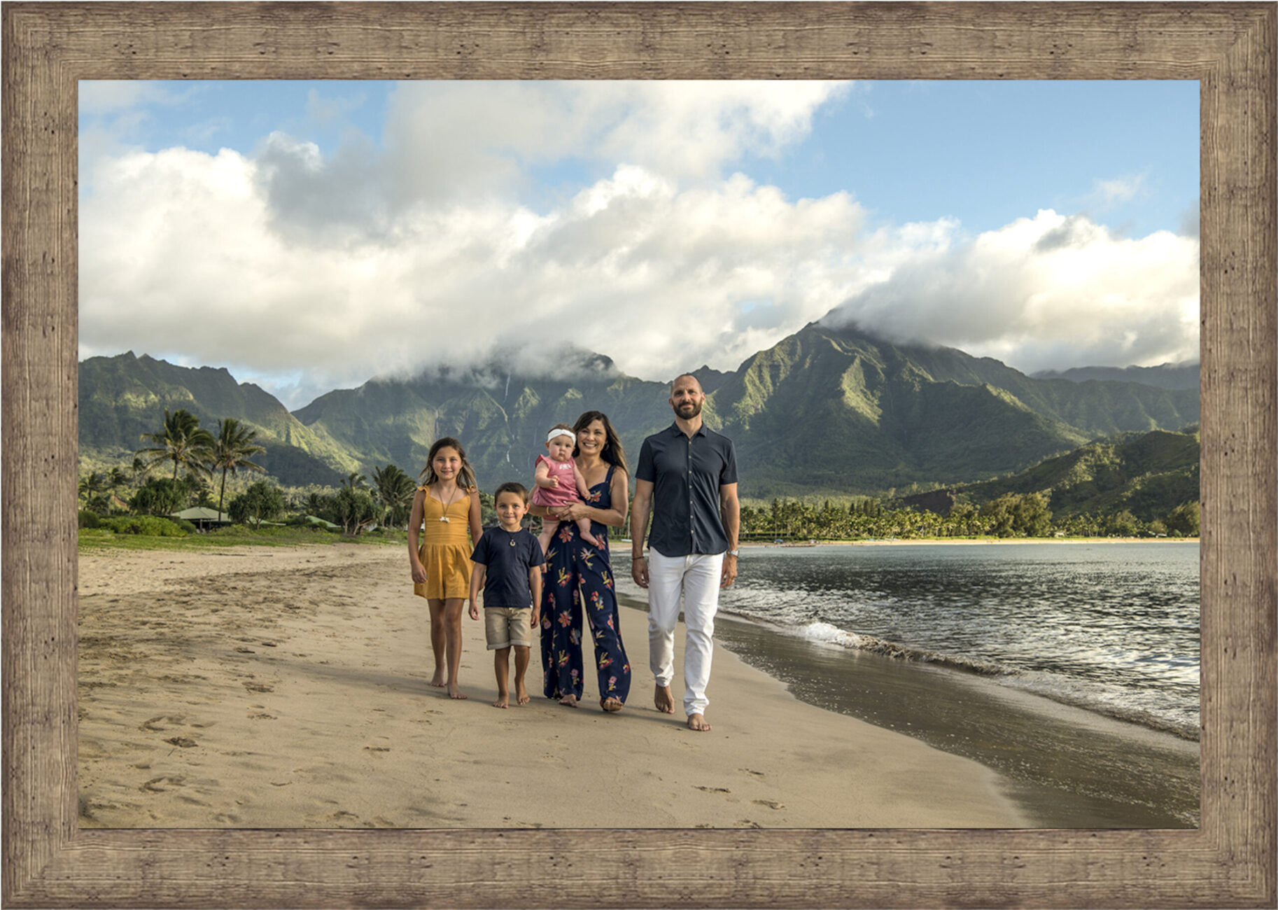Family Portraits in Hanalei Bay